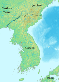 Royaume de Goryeo en 1389