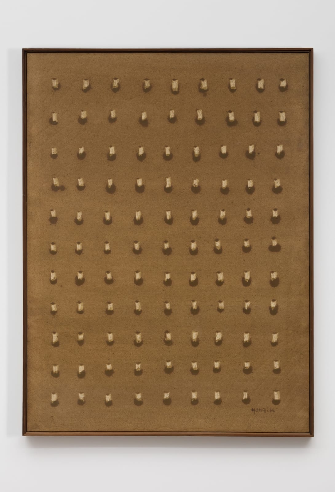 Cho Yong-Ik, 76-816, 1976, Acrylique sur toile, 130 x 97 cm