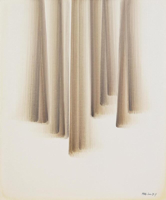 Lee Dong-Youb, Interspace, 1987-1988, Huile sur toile, 60 x 71,7 cm
